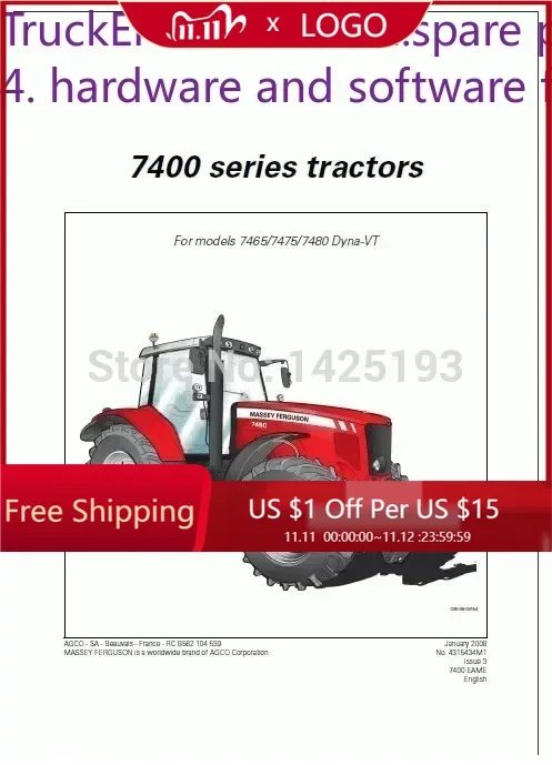

Посібники по ремонту TruckEPC3 Massey Ferguson 2022 UK+SA+NA
