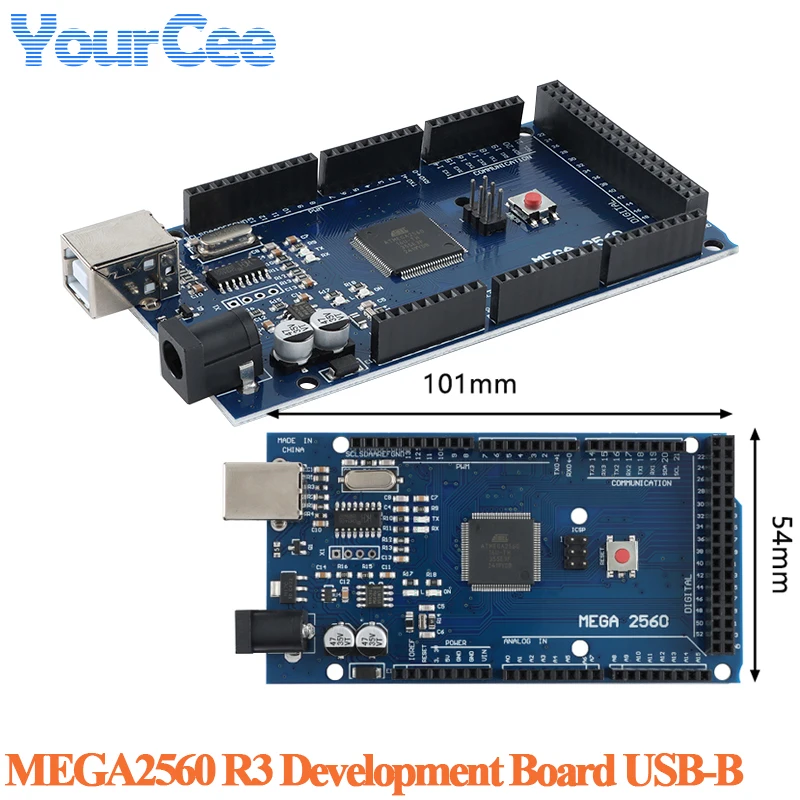 ATMEGA2560 ATMEGA2560-16AU CH340G R3 Embed Development Core Board Module Pro Mini Mega WiFi AVR TYPE-C USB for Arduino Mega2560