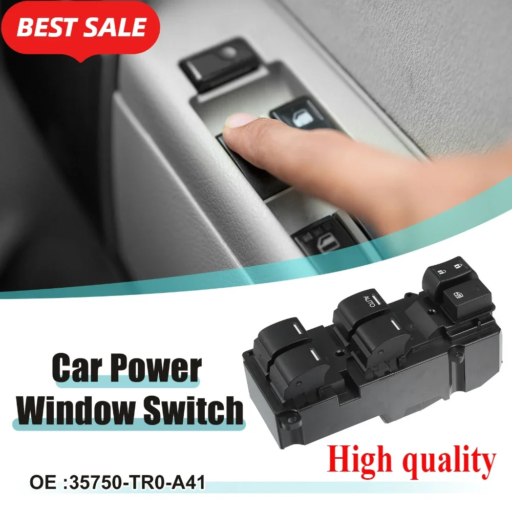 Left Driver Side Power Window Switch for Honda Accord 2014-2015 35750-TR0-A41