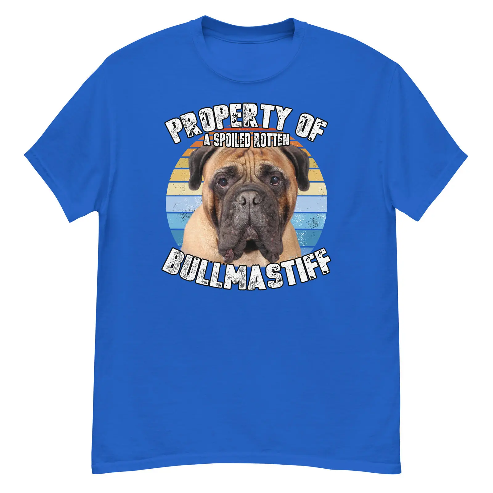 Bullmastiff Retro Property Of T Shirt