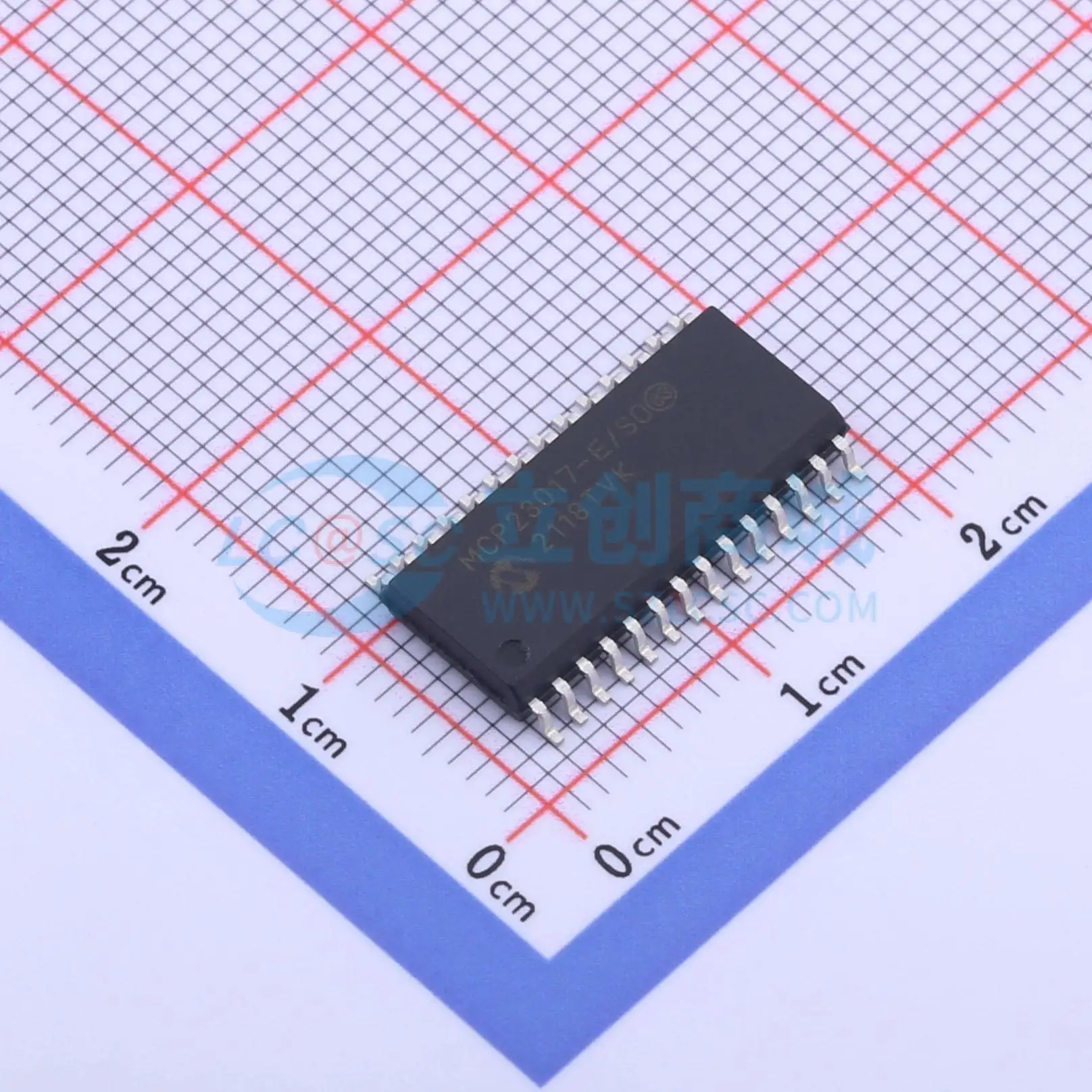 8pcs MCP23017-E/SO SOIC-28-300mil I2C 16 8mA Communication Interface IC