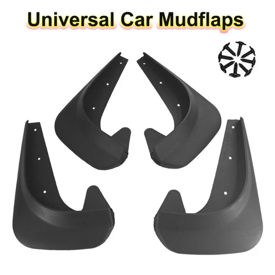 

Universal Car Mudflap Front Rear Wheel Fender Splash Mud Guard Soft PP Mud Flaps Auto Mudguards Exterior Accessories Mudguard