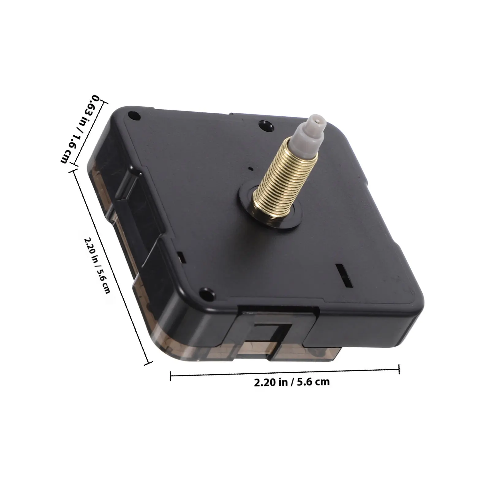 Silent Quartz Clock Movement Replacement Mechanism for Wall Clocks DIY Repair Projects Accurate Timekeeping Minimalist Design