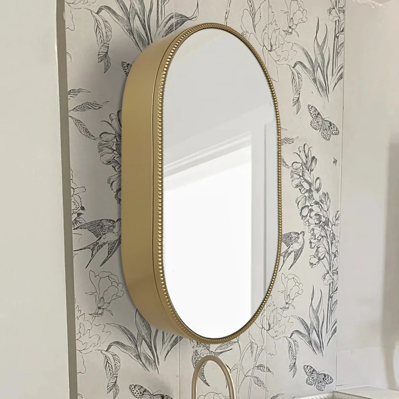 

Bathroom Mirror Cabinet Wall Mounted Intelligent with Light Defogging Bathroom Mirror with Storage Lightweight Customization