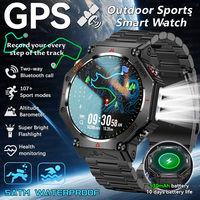 2025 NEW T-Rex 3 Ultra Outdoors GPS Sports SmartWatch Built-in GPS Compass Altimeter Barometer 5ATM Swim Men Military Smartwatch
