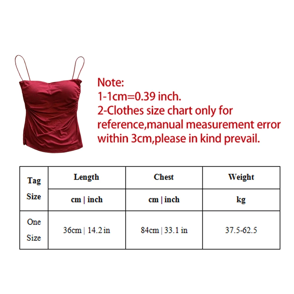 Camisole Vest Summer Outdoor Tank Top Cropped Top Sleeveless Tees Solid Color Casual Slim Fit Built In Bra T-shirt Wrinkled INS