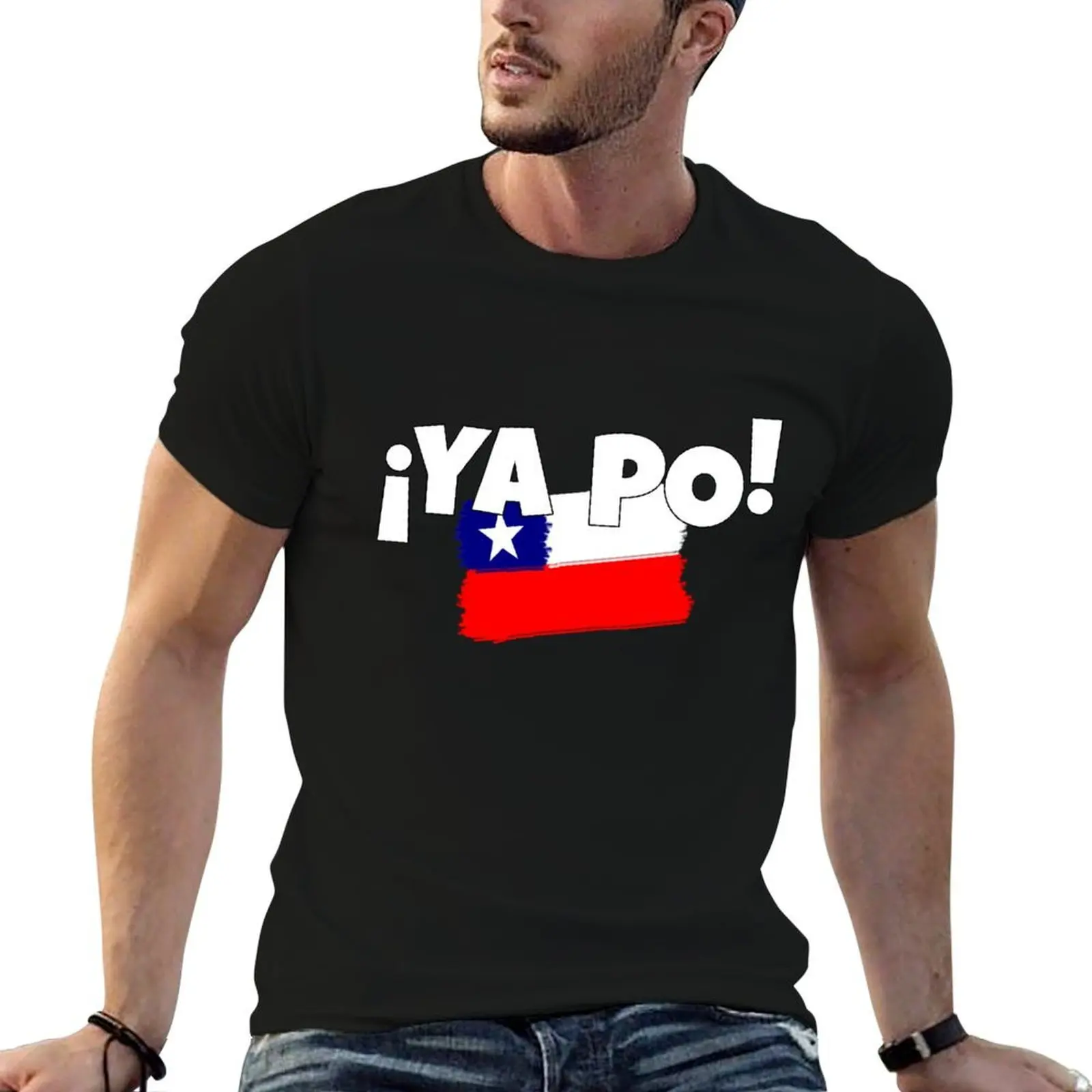 

Ya Po Artistic Design For Born In Chile T-Shirt anime tshirt t shirt man luxury anime t shirts oversize T-Shirt