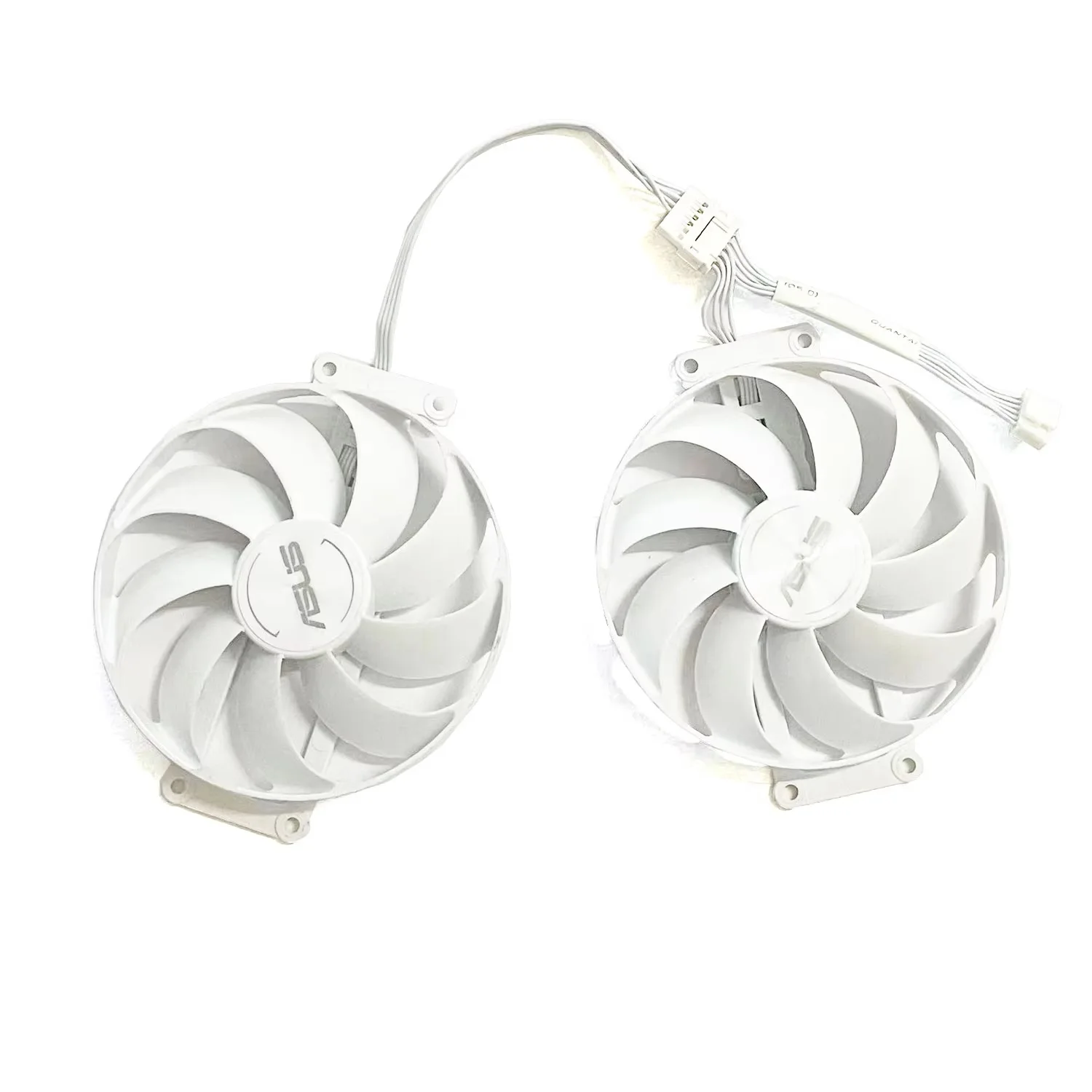Cooling Fan 87mm 6PIN T129215BU CF9010U12D RTX3060 RTX3060Ti Cooler Fan For ASUS GeForce RTX 3060 Ti GDDR6X 8GB DUAL WHITE FANS view 2