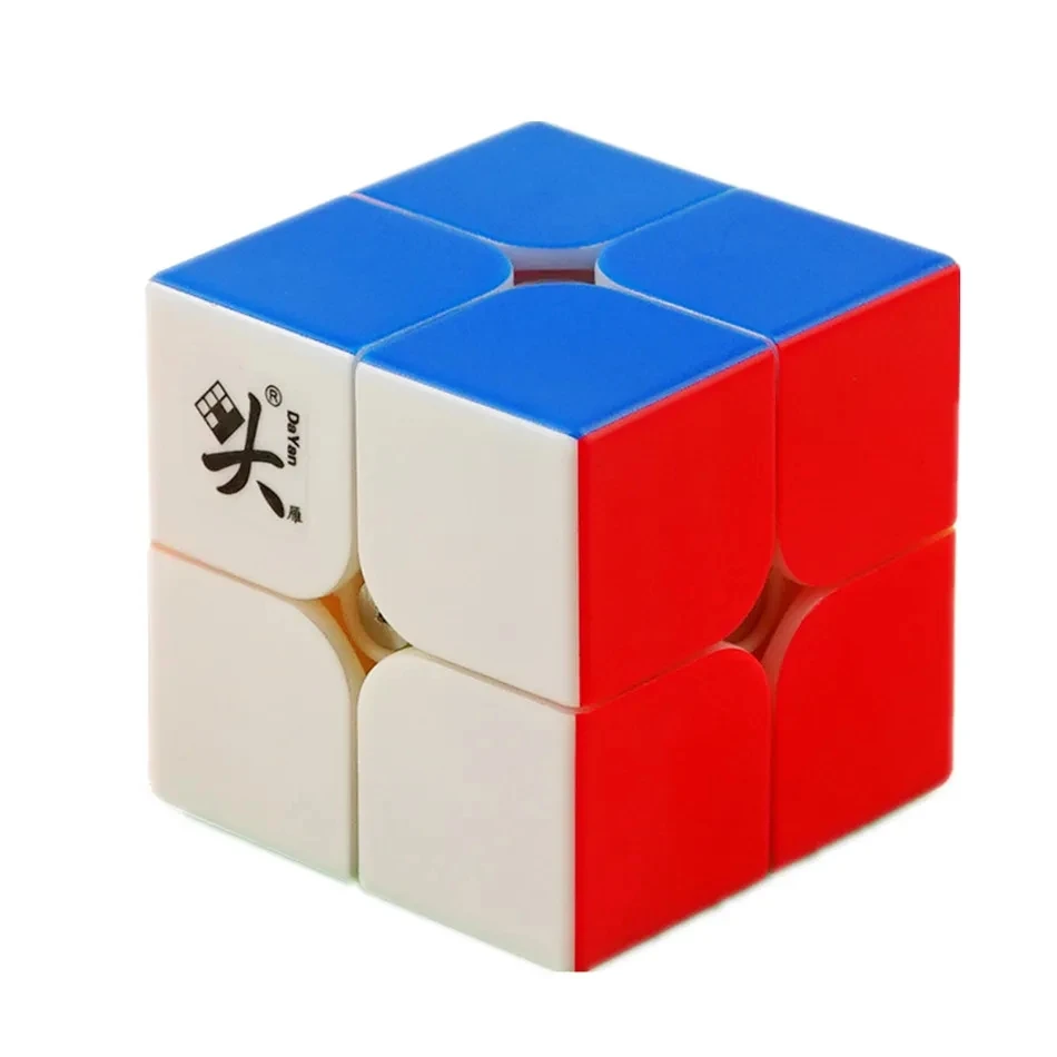 دايان Tengyun 2x2x2 TengYun م المغناطيسي المكعب السحري 2x2 ألعاب تعليمية بطل المنافسة المهنية مكعب اللعب