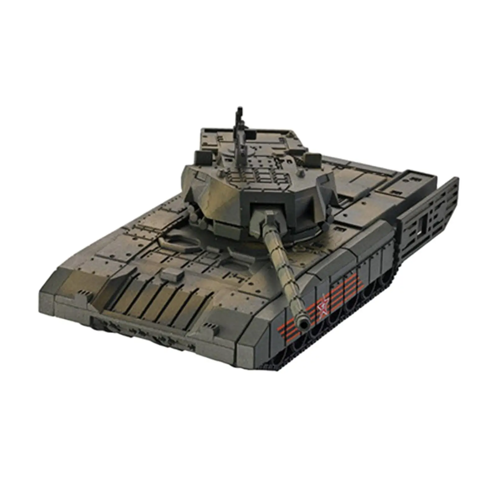 

1:72 T14 Tank Model Wheeled Vehicle Toy DIY Puzzle Building Projects Home Decor 4D Modern Tank Model Collectibles for Kids