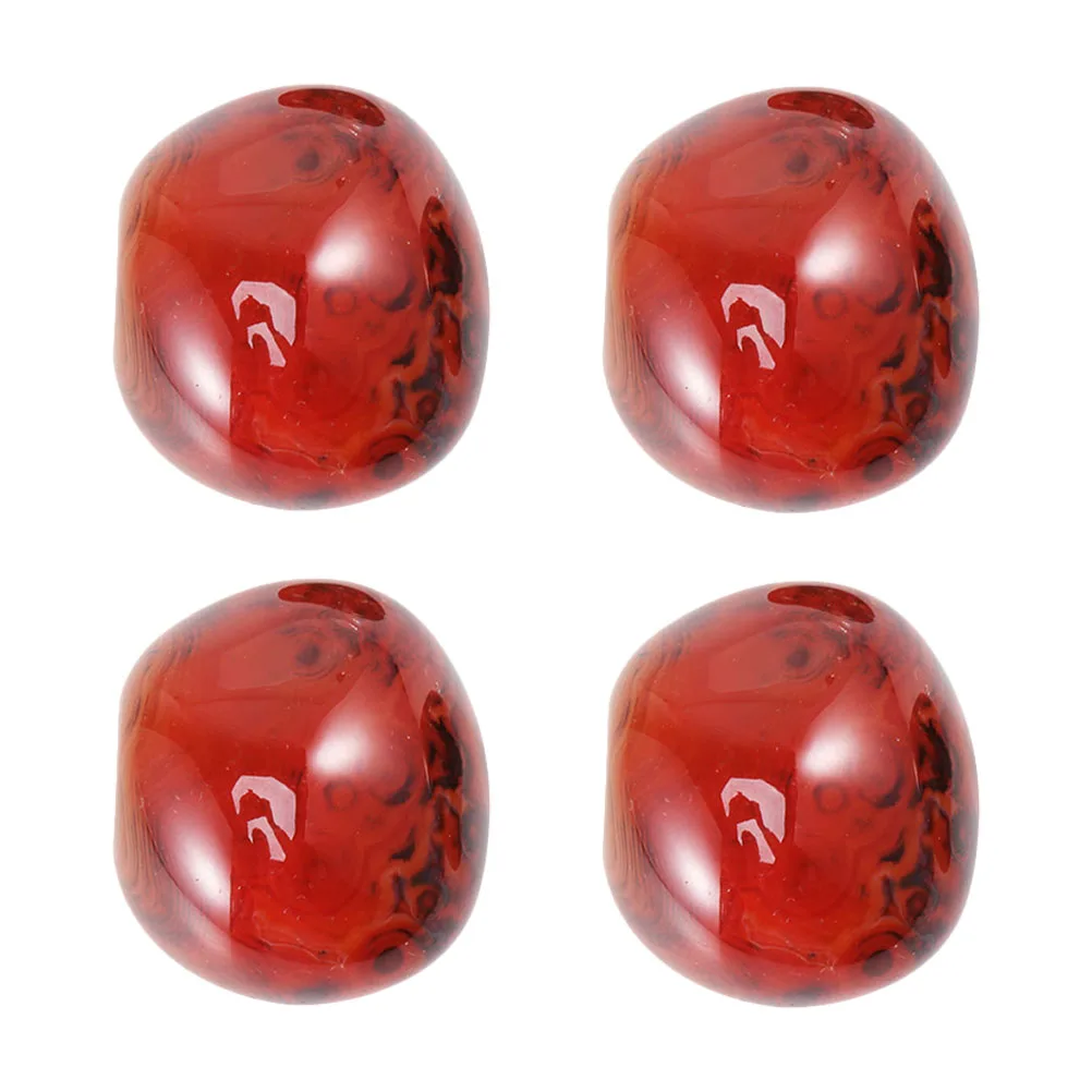 

4 pcs Natural Banded Agate Polished Palm Stones Smooth Healing Sardonyx Pebbles For Meditation Chakra Decor Vehicle