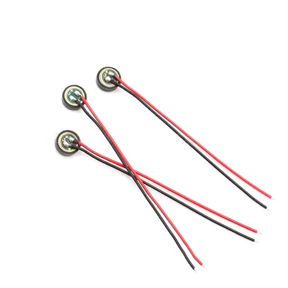 Anti-Interference Welding Wire 1.25mm Plug Microphone Head Line Microphone Electre Condenser Microphone 4015 Lead Microphone