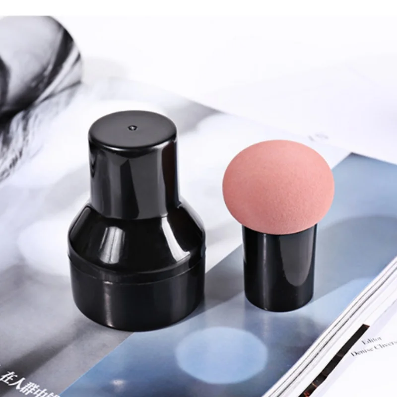 z główką grzybka w proszku w kształcie sygnetu Beauty Blender Miękka gąbka do makijażu Beauty Egg Dry & Wet Foundation Concealer Applicator