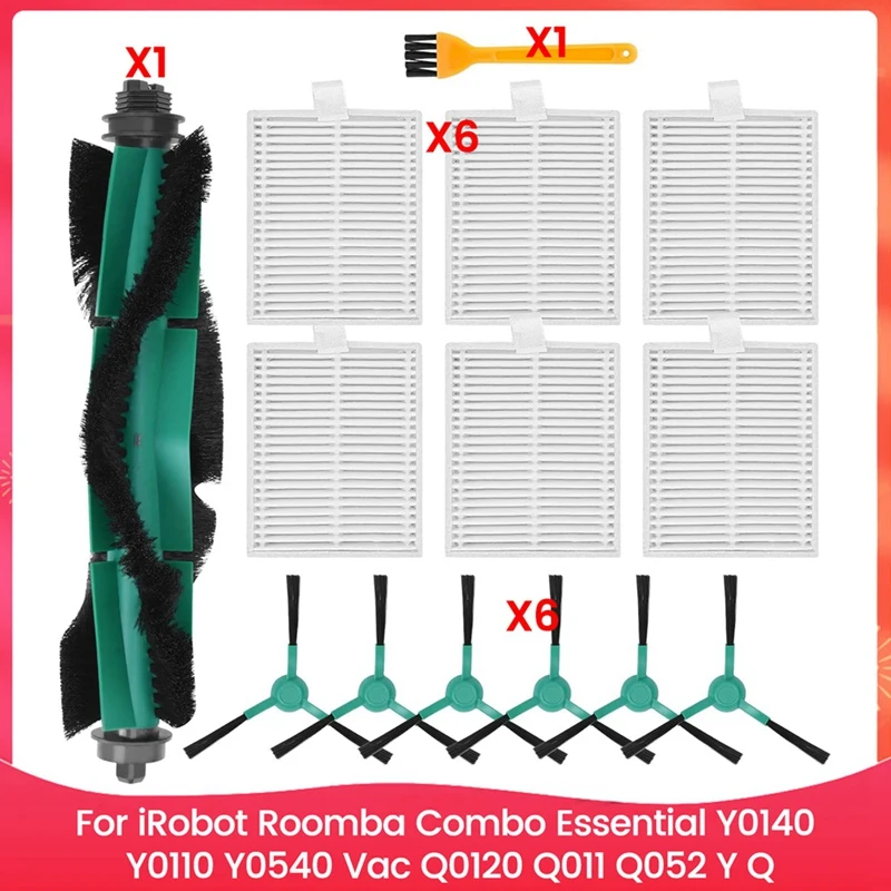 Replacement Parts For Irobot Roomba Combo Essential Series Y0140 Y0110 Y0540, Vac Q0120 Q011 Q052 Y,Q Series Accessories