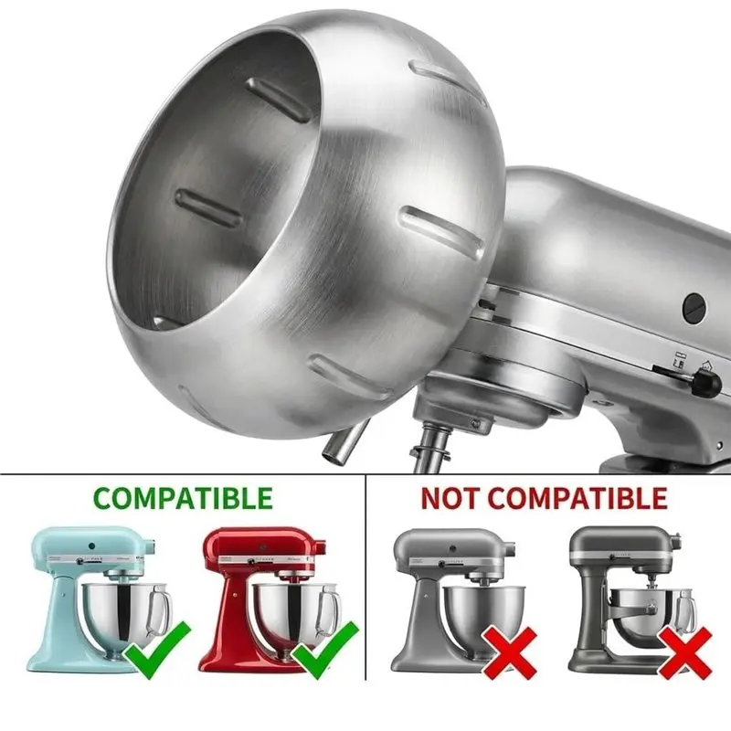 [NEWA66Z!】 For Coating Nuts For Kitchenaid Stand Mixer Attachment For Chocolate, 4.5QT 5QT Tilt-Head Mixer Accessories Candy