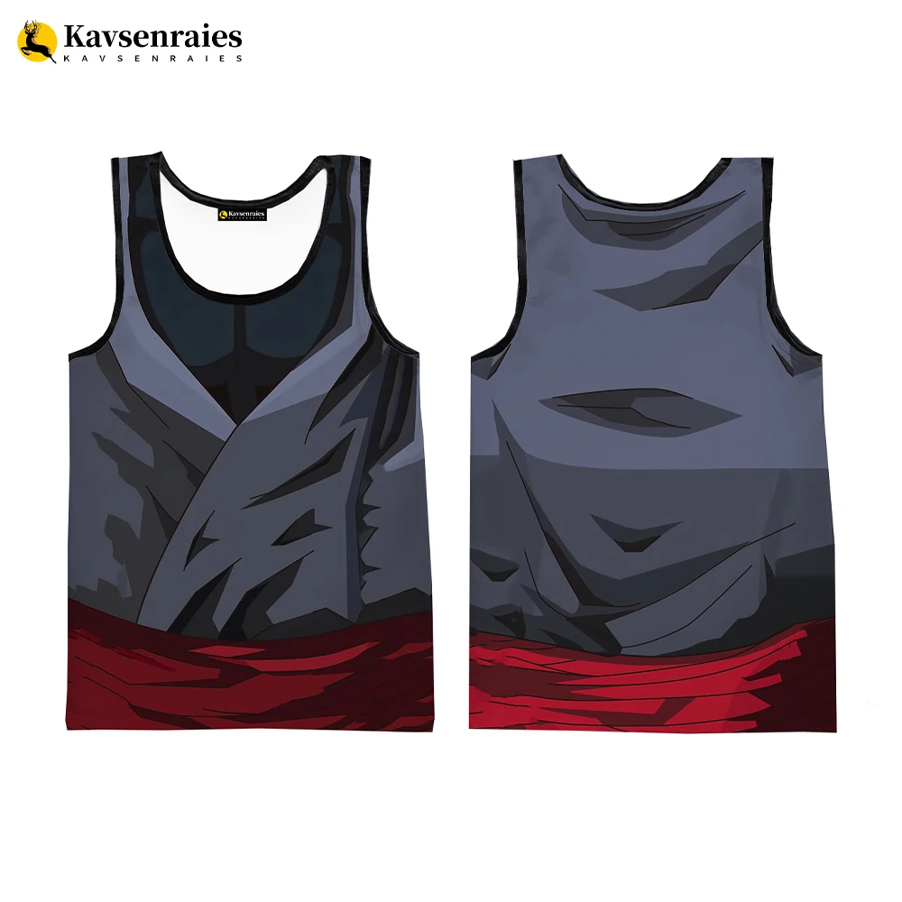 2023 New Anime Goku Cosplay 3D Tank Tops Men Summer Bodybuilding Streetwear Sleeveless Tops Tees Unisex Fashion Casual Cool Vest