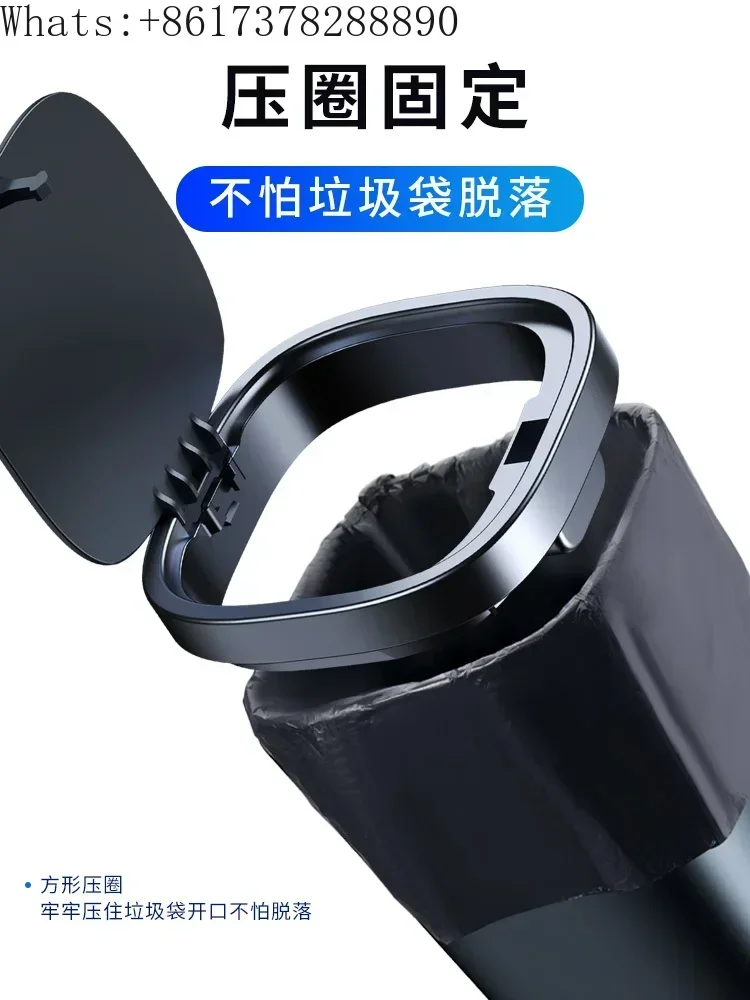 Car mounted garbage bin, front row mini toilet box for use in cars, cup holder, small storage bag, dedicated storage cup