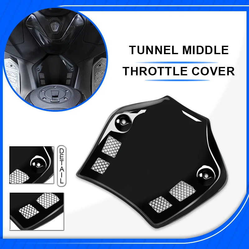 

2024 Accessories For TMAX560 TECH MAX 2020-2024 Motorcycle Tunnel Middle Protector Cover ABS Throttle Protective Cover tmax560