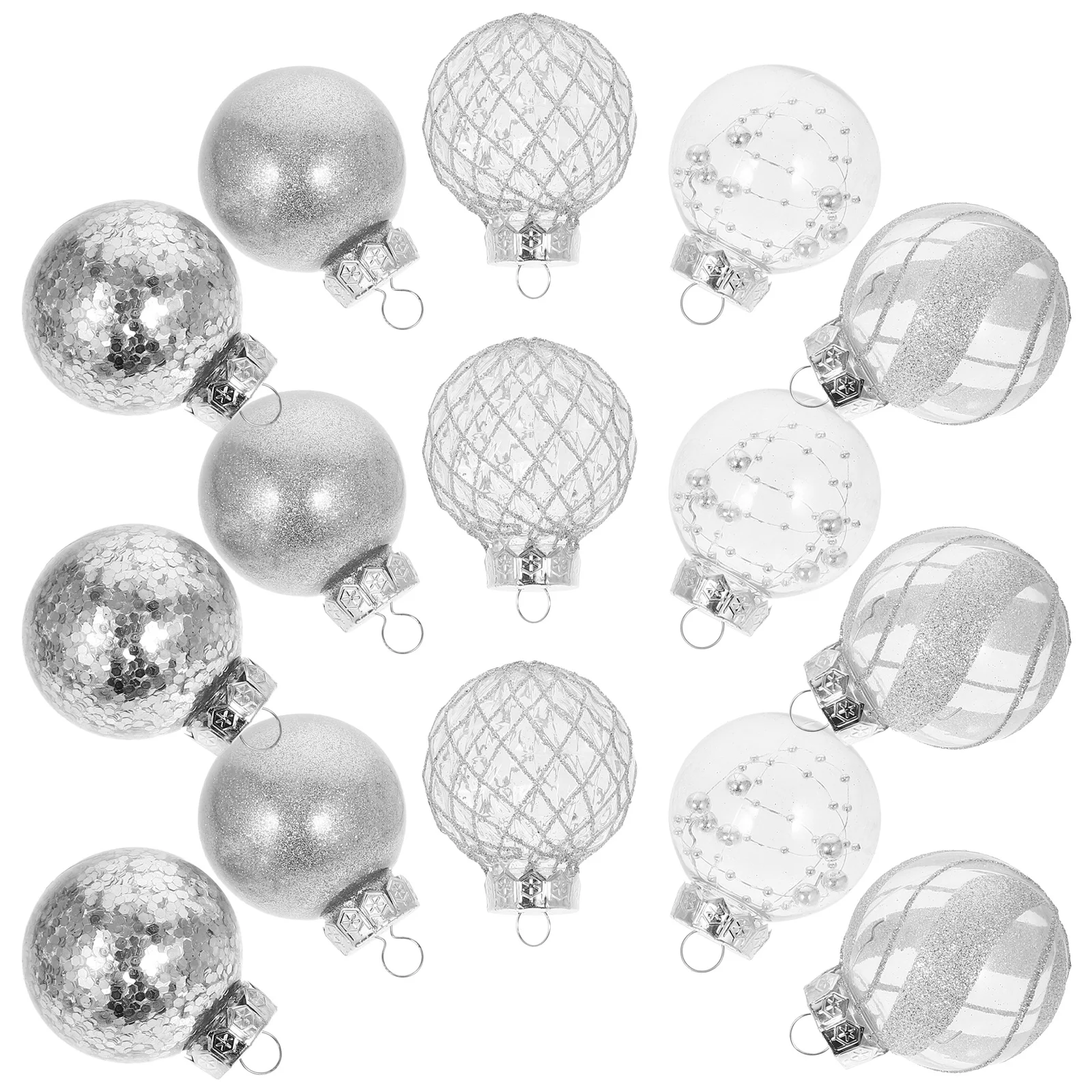 30 قطعة شجرة عيد الميلاد معلقة كرات الكلاسيكية عيد الميلاد زخرفة مجموعة طويلة الأمد الطرف الديكور عيد الميلاد الكرة شجرة معلقة الكرة