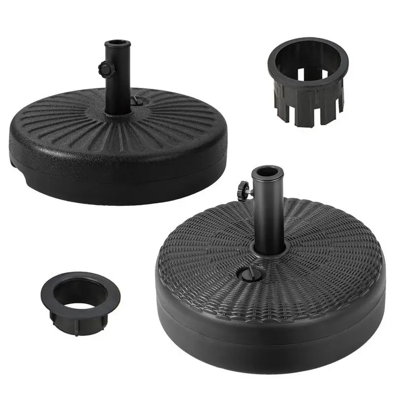 

Umbrella Base Heavy Duty High Strength Umbrella Base Stable Outdoor Parasols Water Tank Base Adjustable Fillable Umbrella