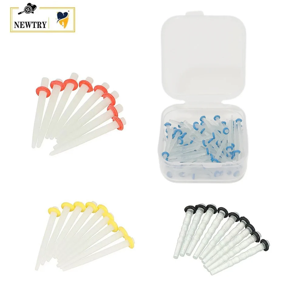 

100 шт./кор., стоматологические винты, волокнистые стойки, коронка для восстановления зубов, композитный материал, ортодонтическая заполняющая свая 1,2/1,4/1,6/1,8 мм