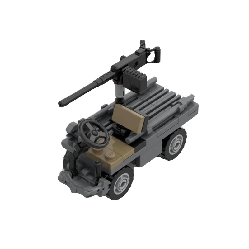 

Classic M274 Military Cargo Truck Building Set Detailed Army Vehicle MOC Blocks Desktop Display Gift for Hobby Collectors