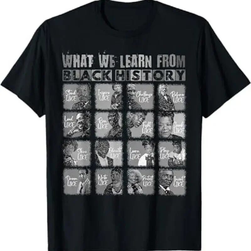 Black History Leaders 2025 Learn From Black History Month T Shirt