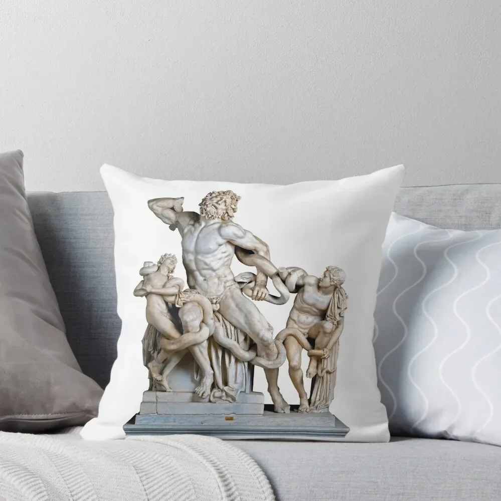 

Laocon and his sons - Greek statue Throw Pillow christmas supplies Room decorating items pillow