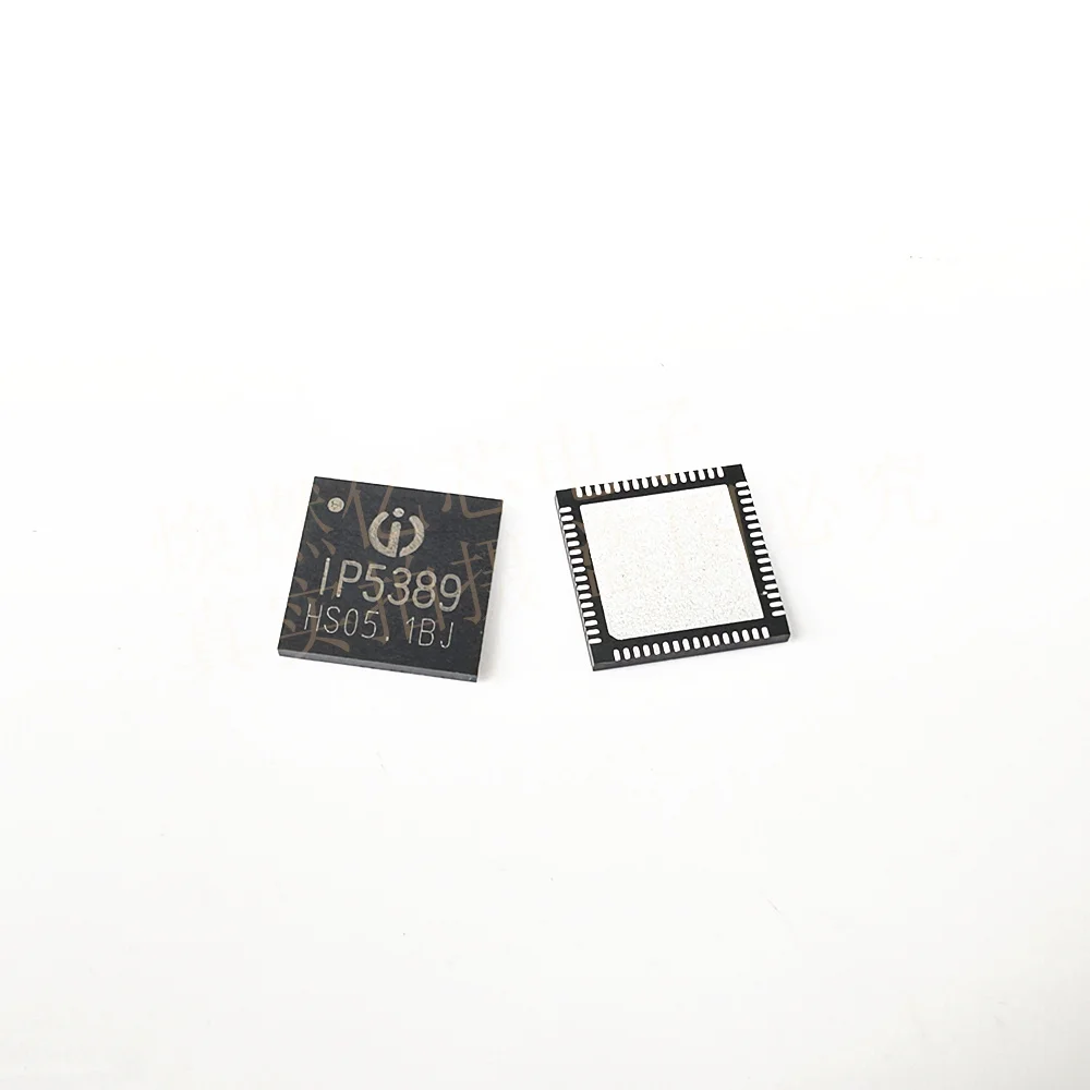 (2-10pcs/Bag) IP5389 QFN-64 Step-up/Step-down Power Management Chip for Mobile Power Supply SOC Supports Bidirectional 100W
