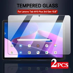 Protector de pantalla para Lenovo Tab M10 Plus, película protectora antiarañazos, vidrio templado transparente, 3. ª generación, TB-128FU de 10,6 pulgadas, TB125FU, 2 uds.