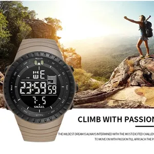 Smael Brand Men Electronics Watch Outdoor Sports Big Dial Dial Dial Digital Digital Alarm-Watch 1237 Sport Watch 8 Main Sales Smael Clock - №3