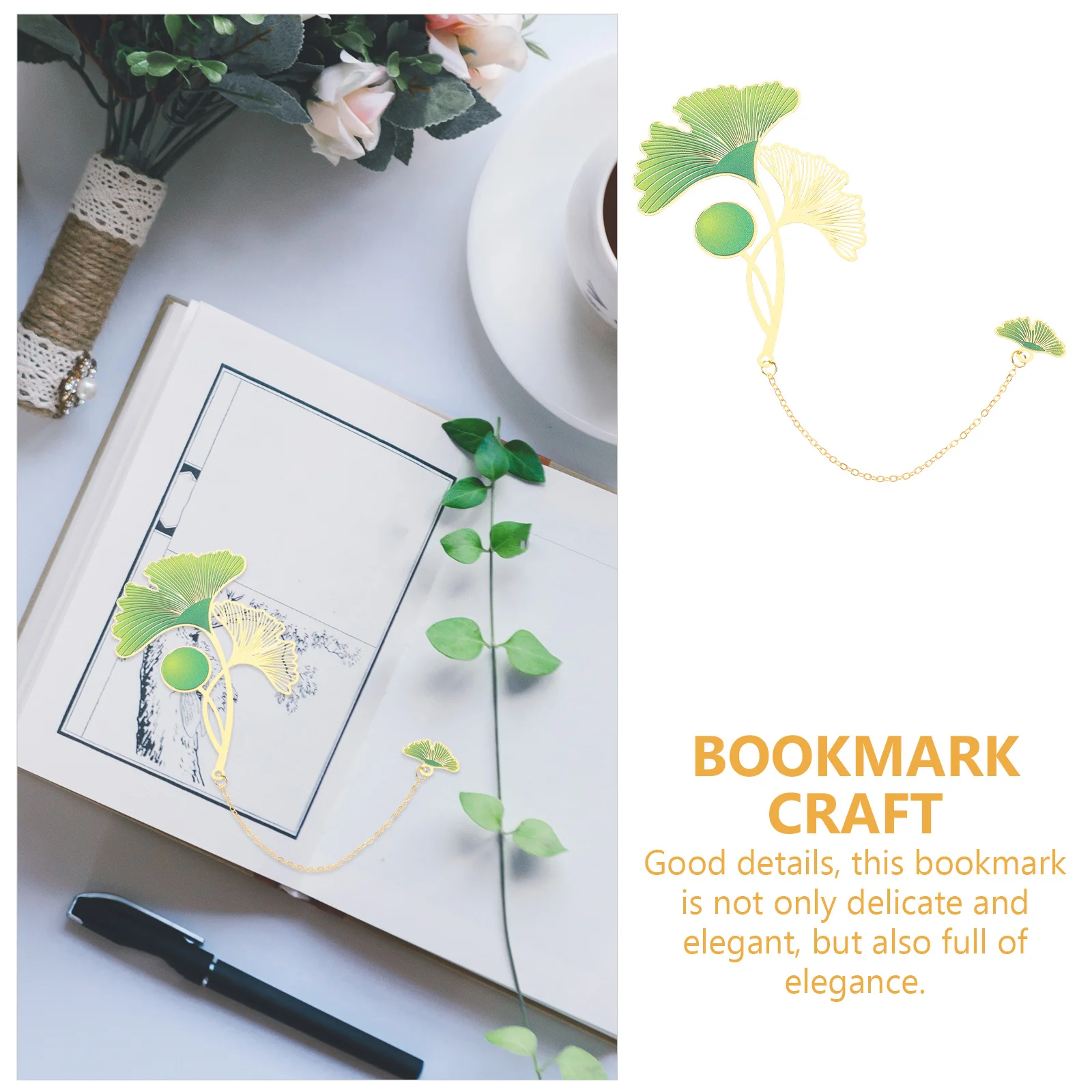 

Portable Elegant Brass Bookmark Pendant Delicate Book Mark Decoration Brass Bookmark Bulk Pendant Page Marker Page Marker