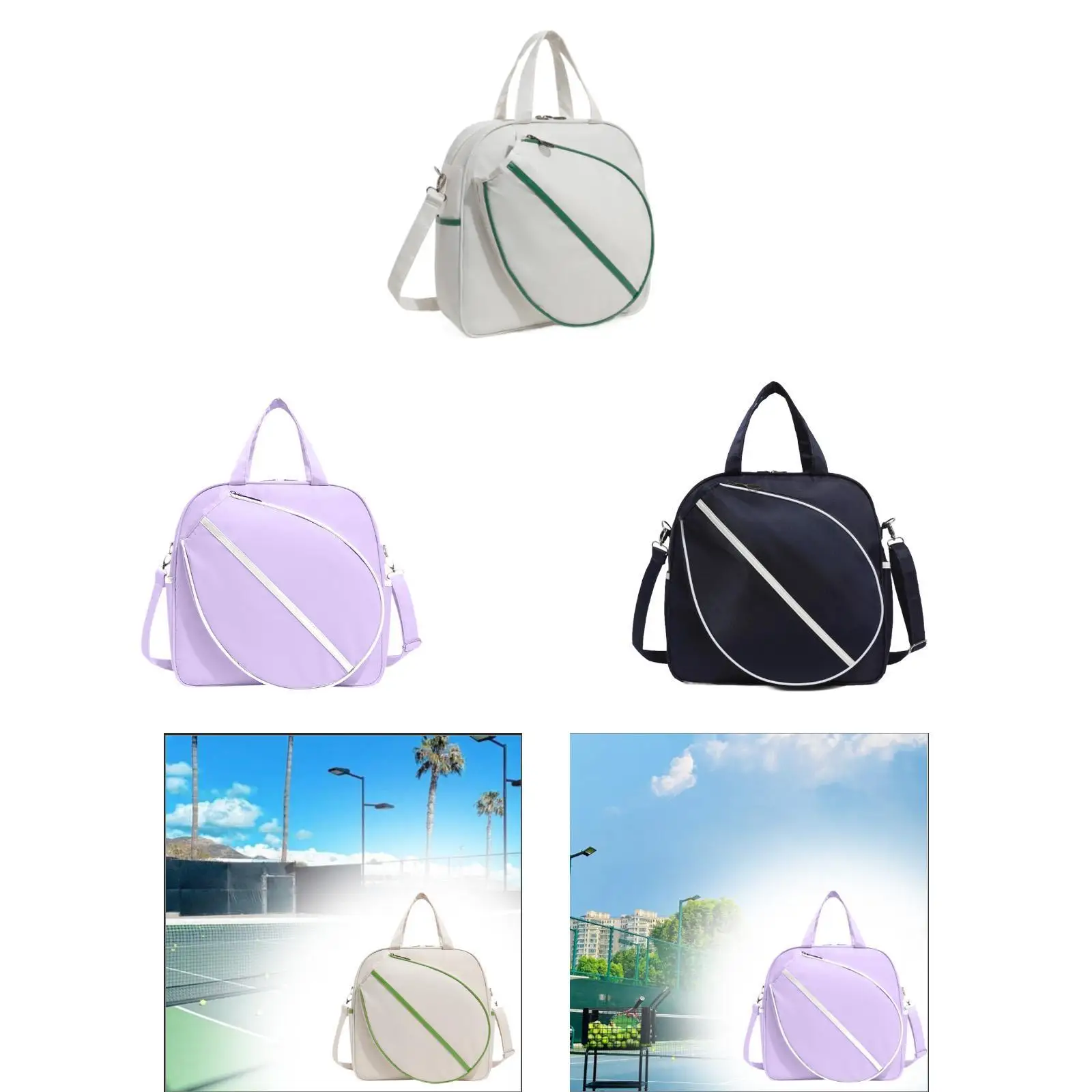 

Tennis Bag with Removable Shoulder Strap Fitness Sport Large Badminton Bag