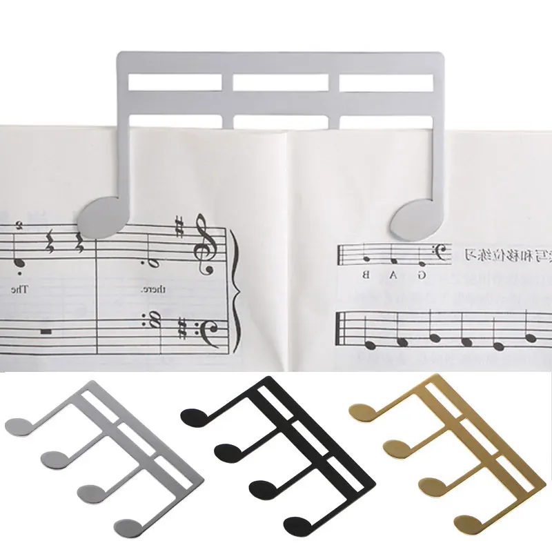 Pianos Stand Song Book Page Holder Clip Music Score Note Textbook Clips Sheet Keyboard Metal Portable Clamp for Practice