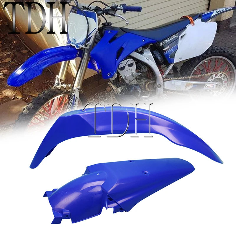 Universal Motorcycle Front Fender Plastic Kit Mudguard Plash Guard Dirt Bike Motocross Racing For Honda Kawasaki Suzuki Yamaha