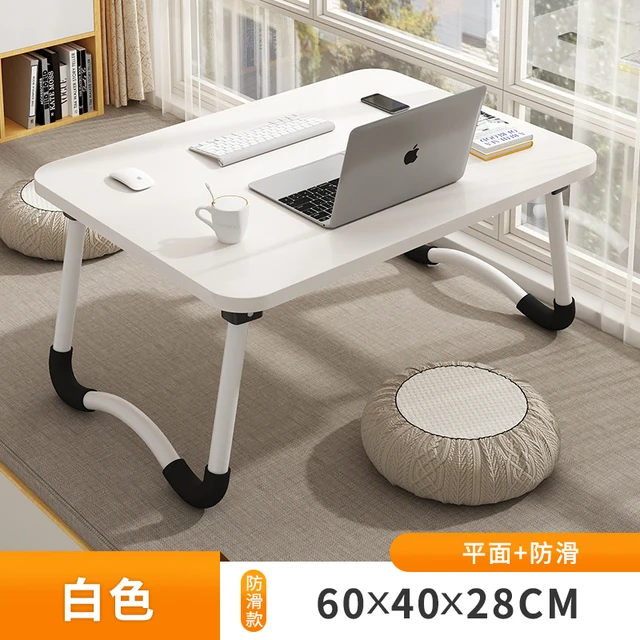 Portable Computer Desk Home Folding Table Bedroom Bay Window Sitting Small Table