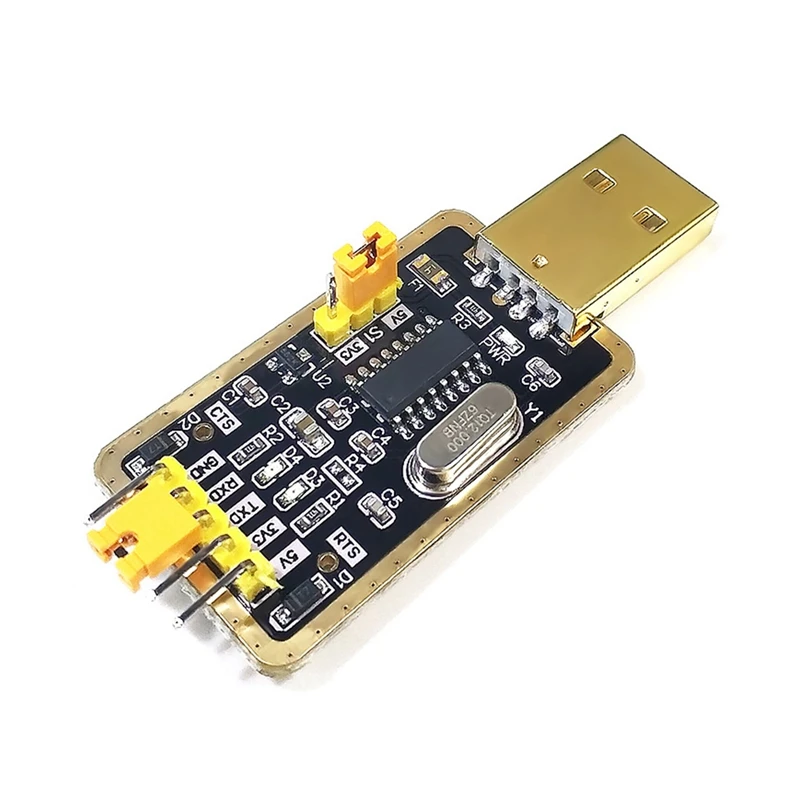 CH340G RS232 USB To TTL Converter Module UART Serial Port STC Dowanloader Programmer Brush Upgrade Small Plate