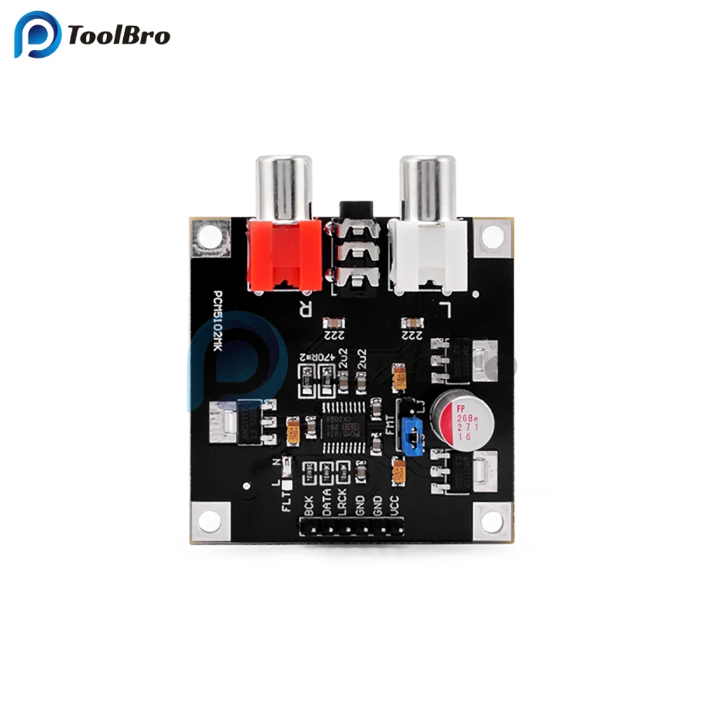 Imagem -02 - Placa do Jogador do Decodificador I2s do Dac Pcm5102 Pcm5102a 32bit para Arduino