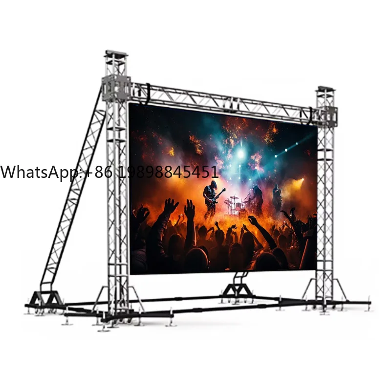 شاشة LED للإيجار بالألوان الكاملة عالية الدقة، لوحات عرض LED للإعلانات الداخلية #1