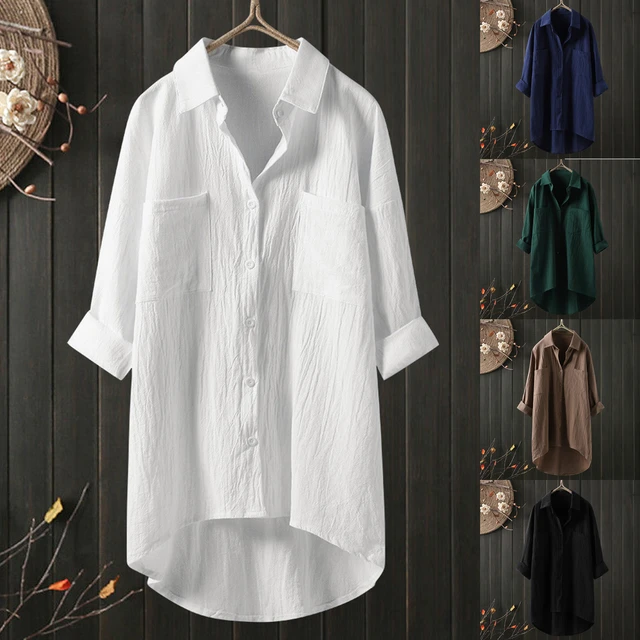 Camicette in lino outlet