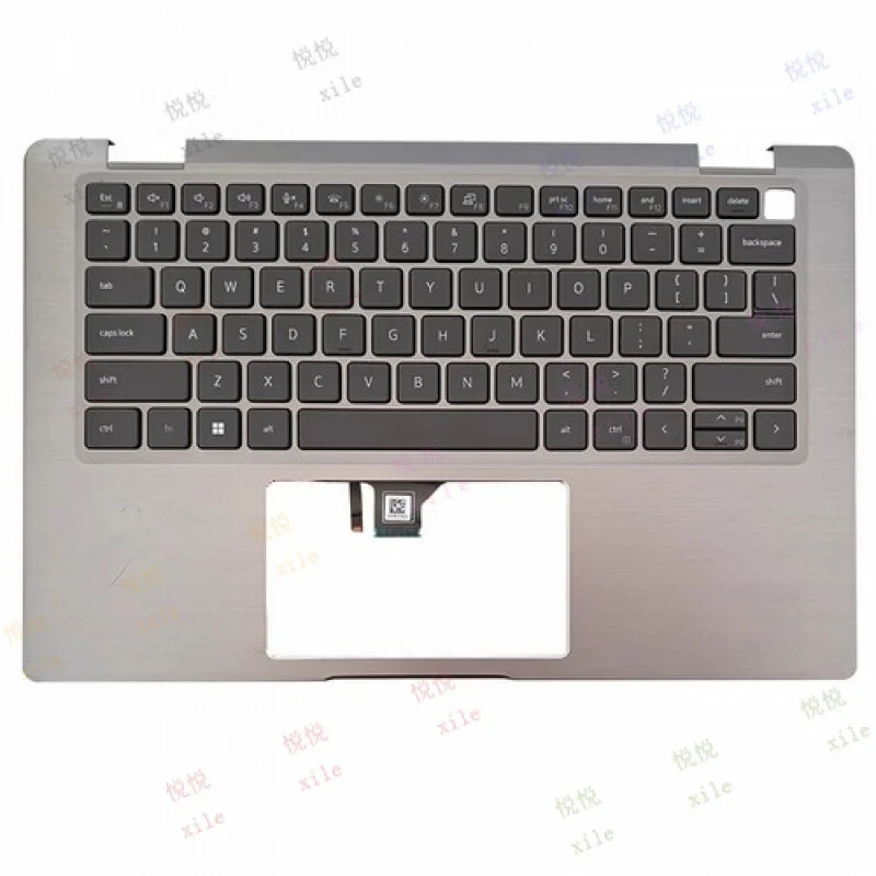 مسند راحة اليد L+ 0R5MHV للوحة المفاتيح Dell Latitude 7430 E7430 باللون الفضي الأمريكي #1