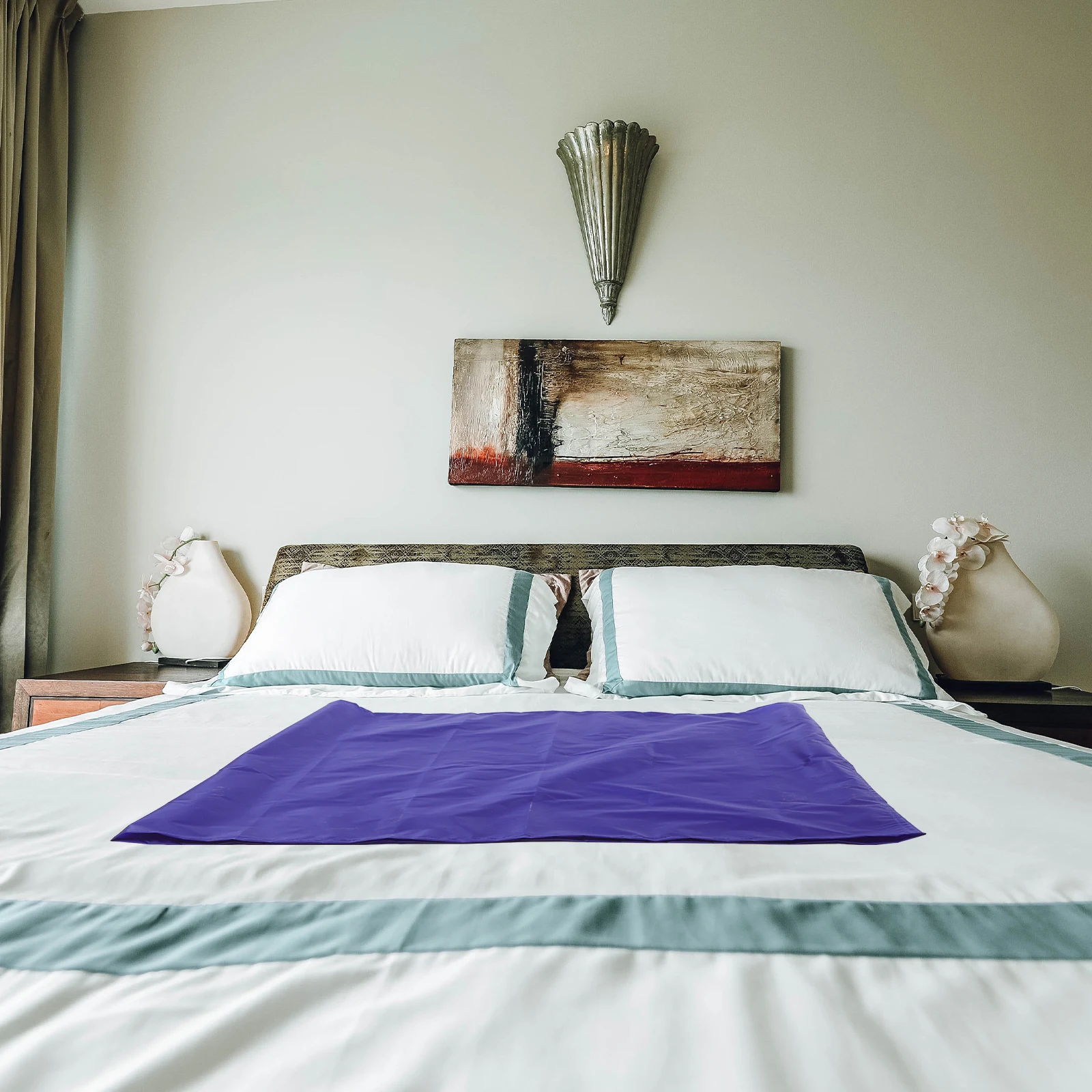 

Elderly Assistance Transfer Slide Pad 70x68cm Hospital Bed Patient Moving Blue Cushion Paralyzed Aid Reusable Lifting Sheet