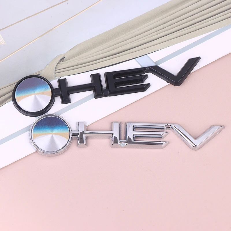 For Highlander Granvia Sienna Avalon 3D Car Styling HEV Car Hood  Trunk Rear Bonnet Nameplate Decal Emblem Badge Sticker