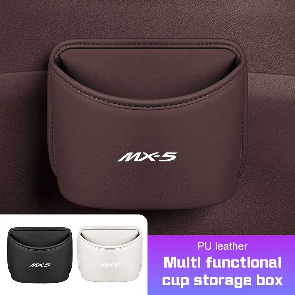 Car Seat Back Water Cup Organizer Box For Mazda MX5 CX3 CX-5 CX5 CX7 CX9 Axela ATENZA Mazda 2 Door Side Storage Box Accessories