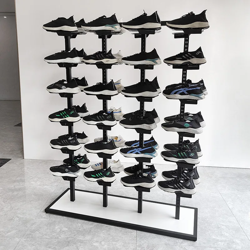 

Double-sided shoe rack, shoe rack, clothing store display rack, Nakajima clothing display store shoe
