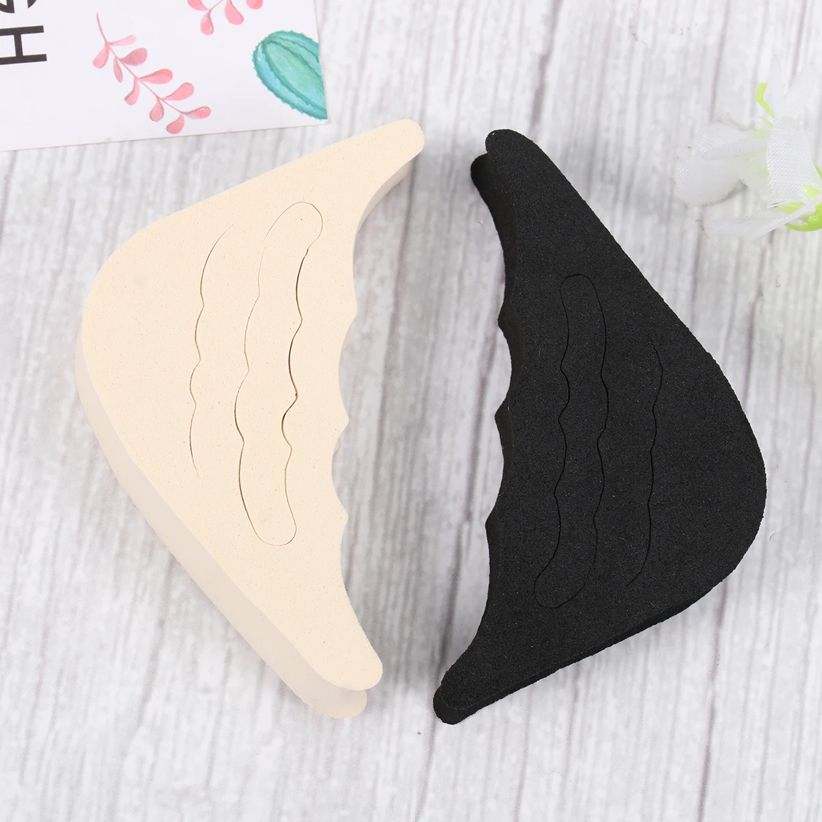 2pcs Anti-Slip Forefoot Insoles Eva High Heel For Ball Of Foot Pain Relief Soft Invisible Insole For Women Shoes Forefoot Pad