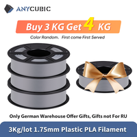 3Kg/lot ANYCUBIC 1.75mm Plastic PLA Filament For FDM 3D Printer 1kg/Roll Consumables 3D Printing Material For Kobra 2 Neo Max