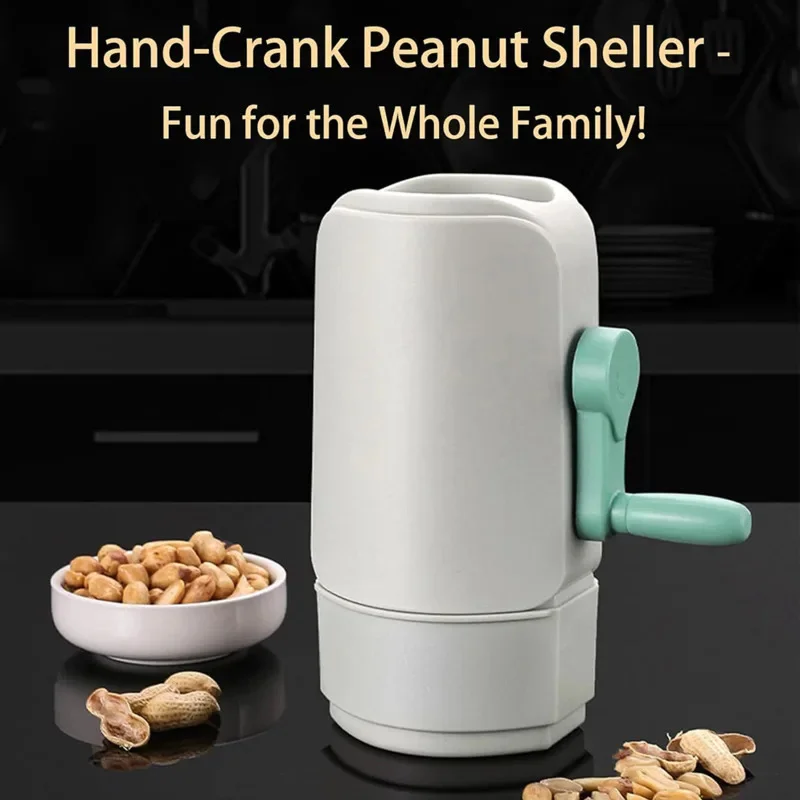 

Hand Crank Peanut Sheller Food Grade Peanut Peeler Efficient Peanut DeShelling Machine Peanut Opener Kitchen Gadget Accessories