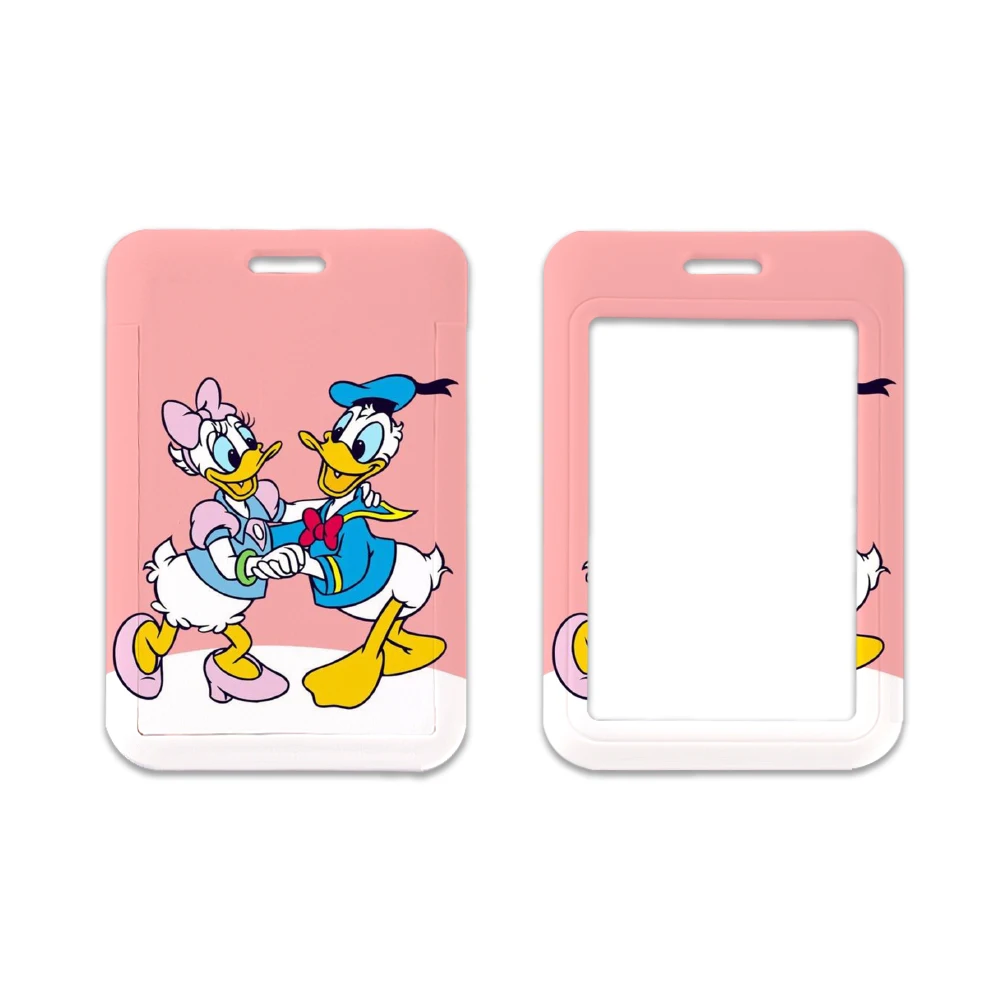 New Pattern Cute Potdemiel Donald Duck Student Cartoon Card Holder Anti Loss Slide Cover Anti Loss Gifts