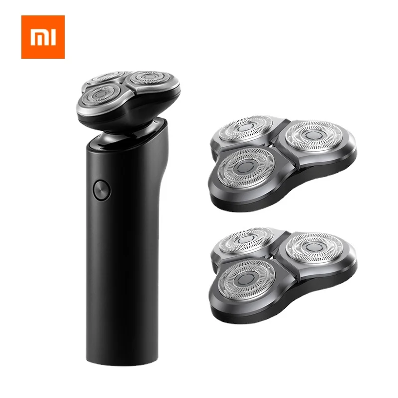 

XIAOMI MIJIA Electric Shaver S500 Portable Flex Razor 3 Head Dry Wet Shaving Washable beard trimmer trimer intelligent low noise